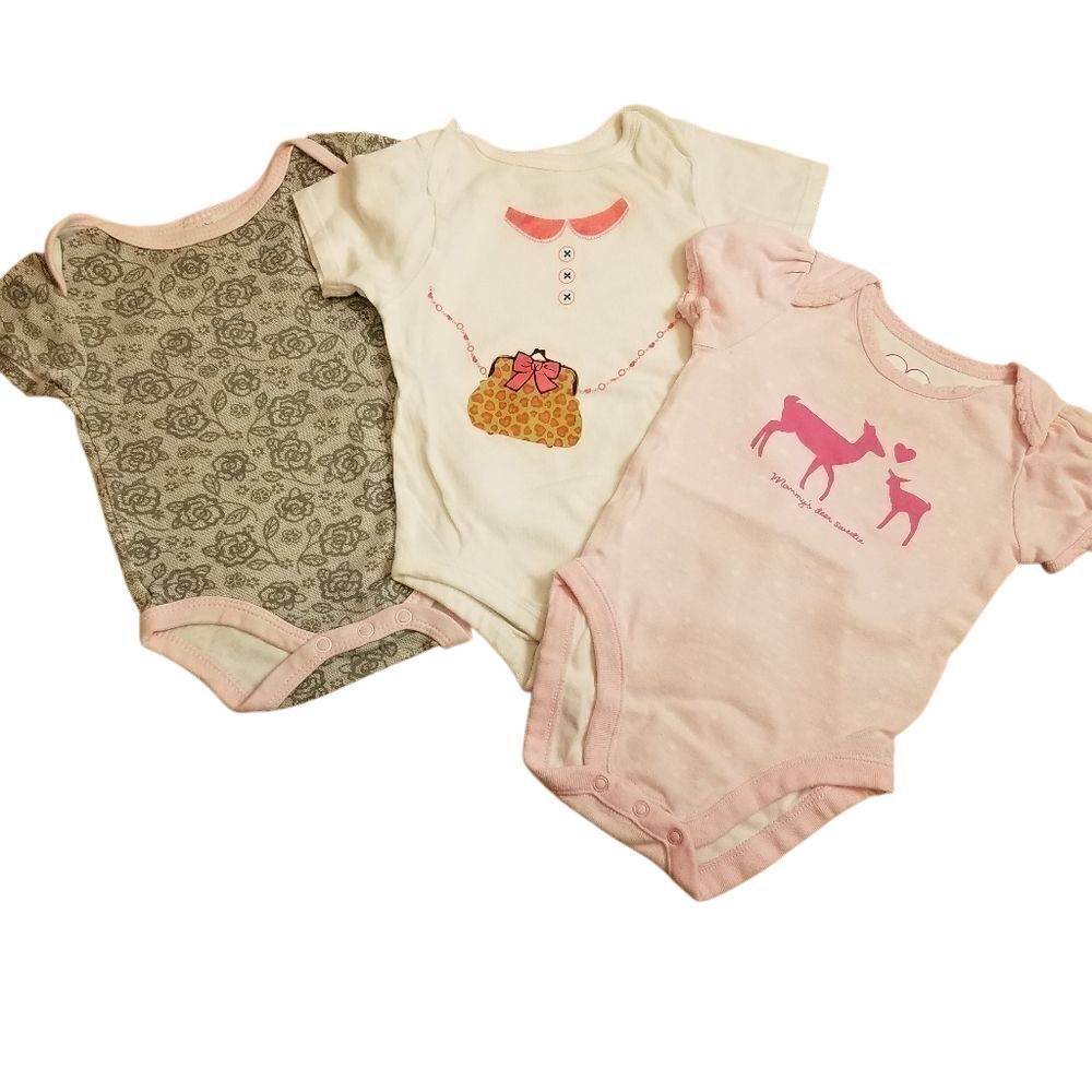 3 Onsies 6-9 months